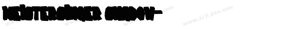 Meistersinger Shadow字体转换
